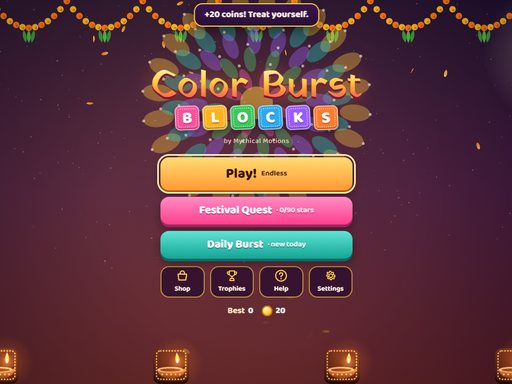 Color Burst Blocks